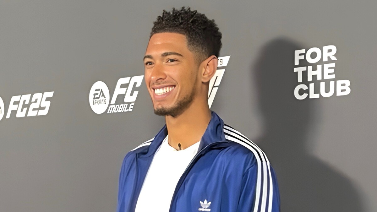 Bellingham potwierdził znaczenie cieszynki. Anglik zakpił z plotek Jude_Bellingham_during_an_EA_Sports_event_in_September_2024