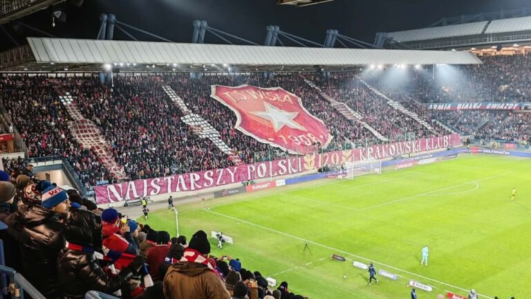 Oprawa kibiców Wisły Kraków