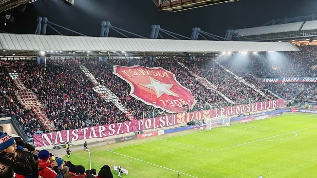 Wisła Kraków - oprawa kibiców