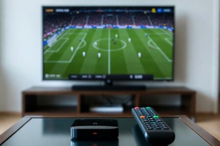 pilot-i-dekoder-w-tle-transmisja-meczu