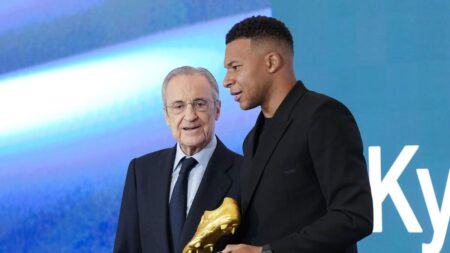 Florentino Perez i Kylian Mbappe