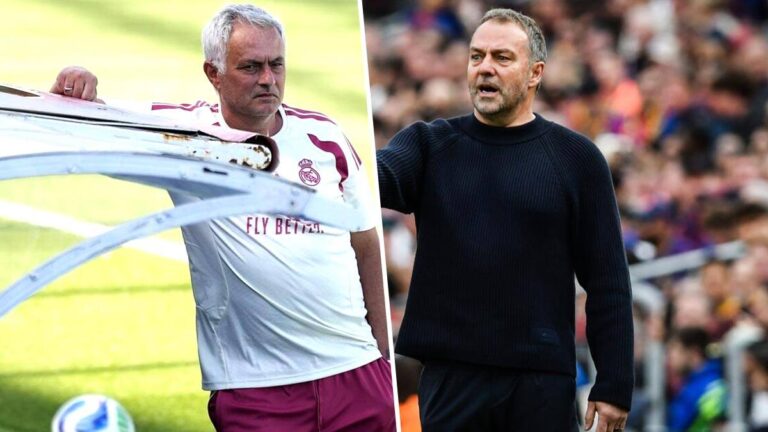 Jose Mourinho i Hansi Flick